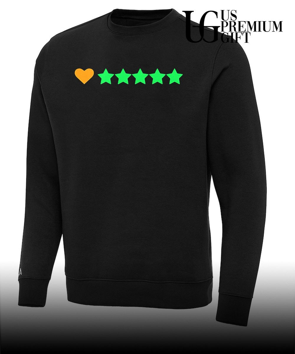 Heart rated 5 stars shirt