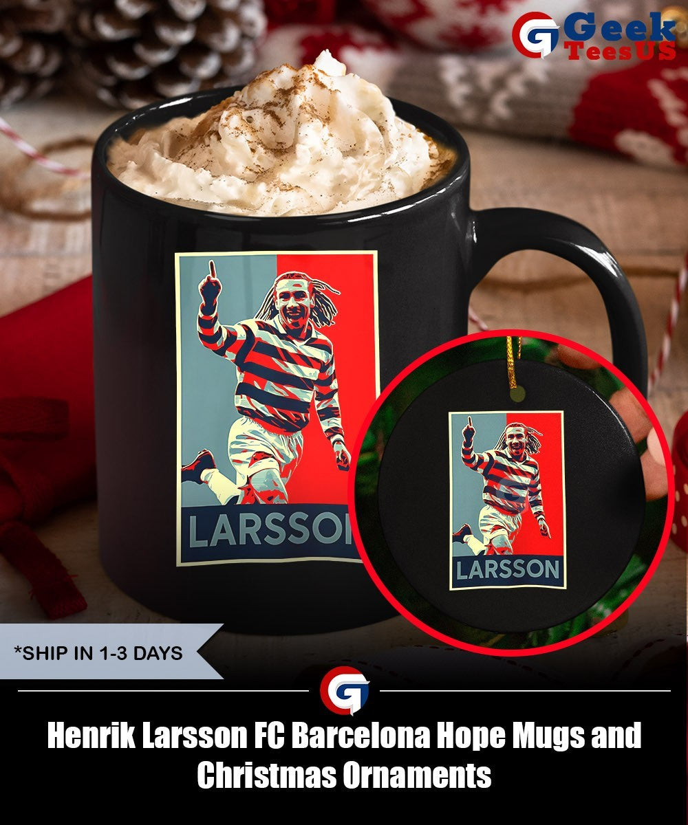 Henrik Larsson FC Barcelona Hope shirt