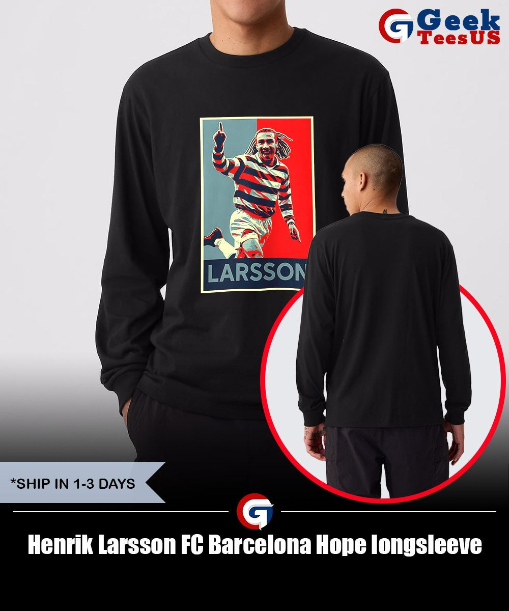 Henrik Larsson FC Barcelona Hope shirt