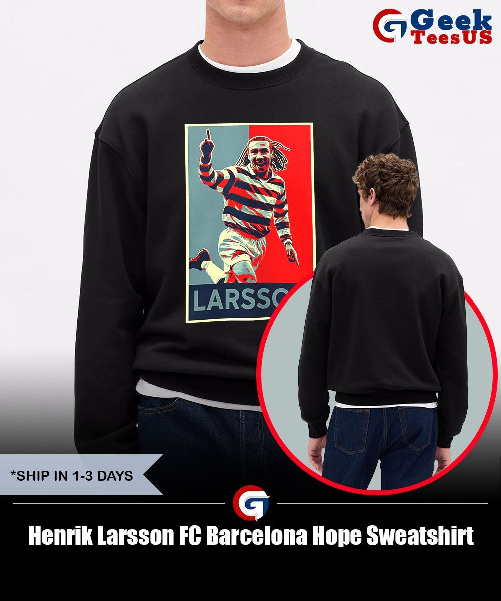 Henrik Larsson FC Barcelona Hope shirt
