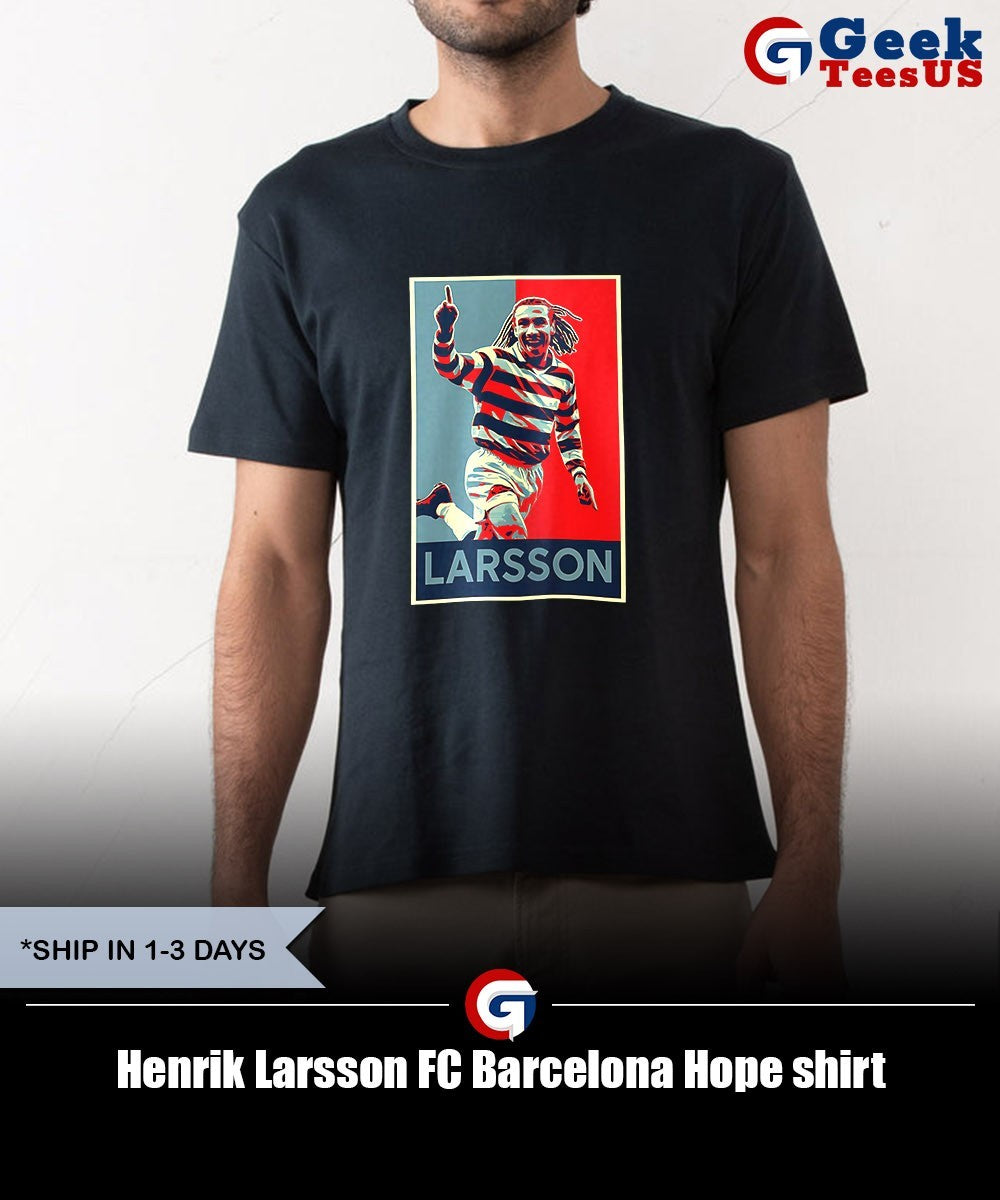 Henrik Larsson FC Barcelona Hope shirt