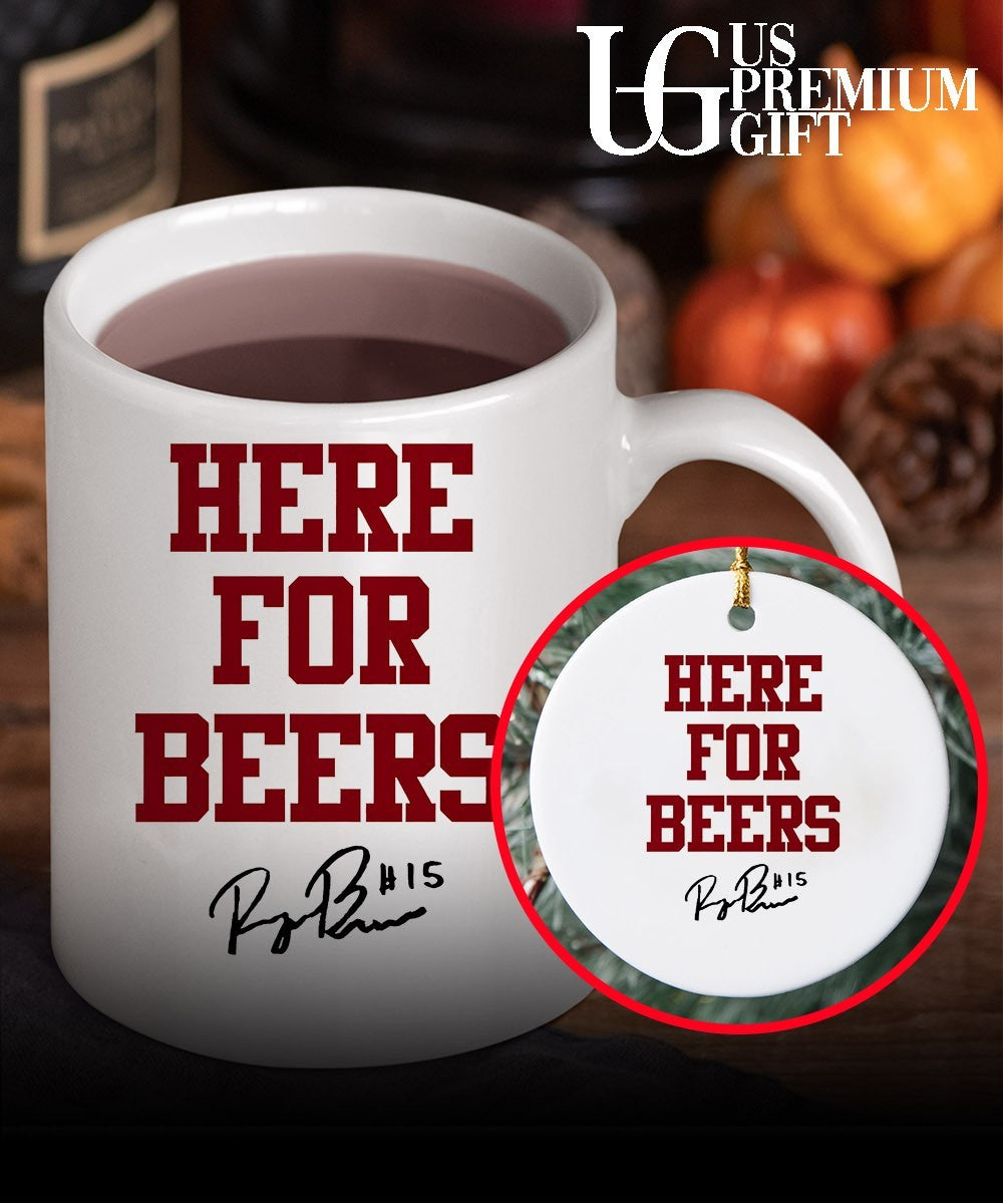 Here For Beers Raegan Beers Oklahoma Sooners signature shirt