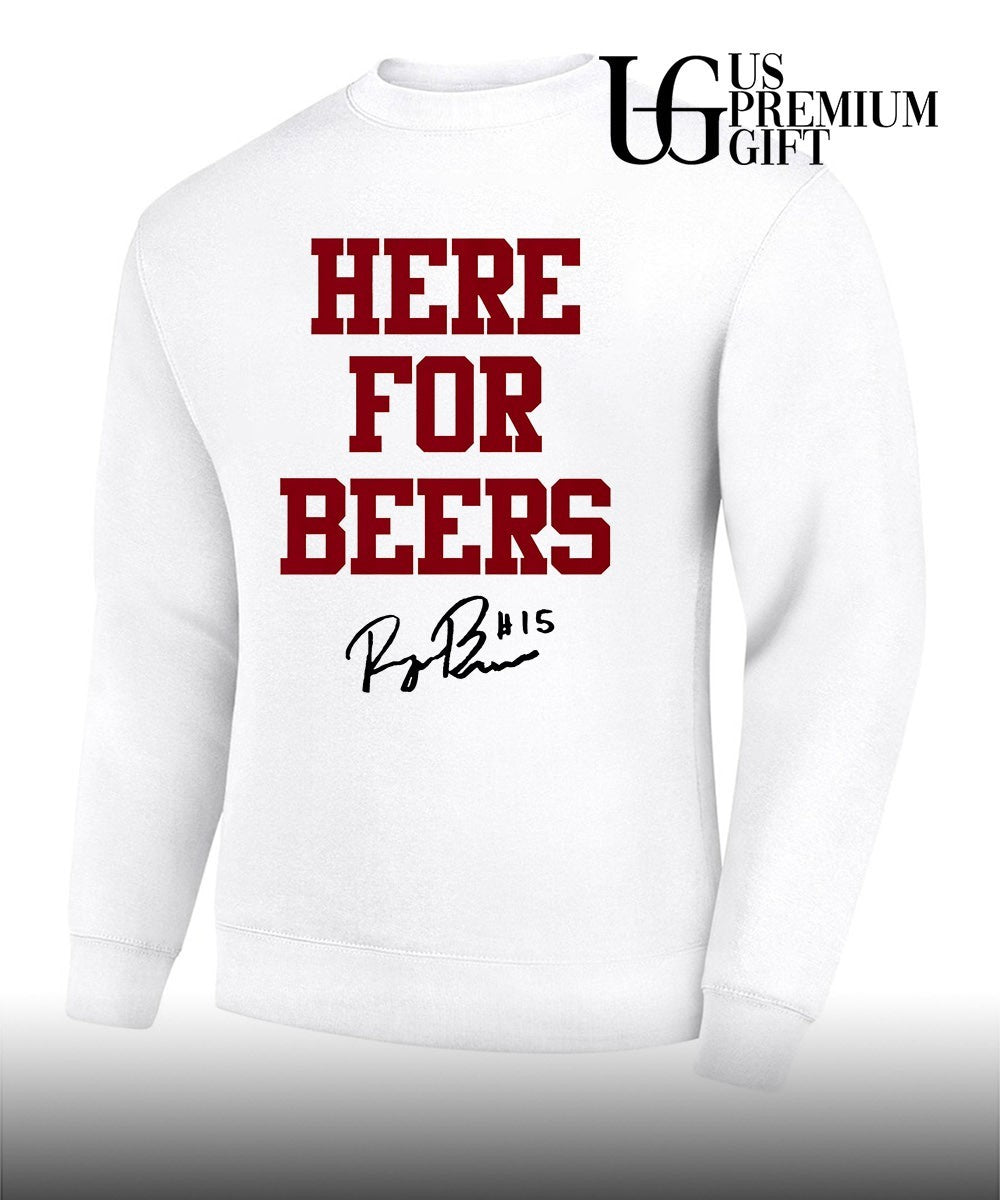 Here For Beers Raegan Beers Oklahoma Sooners signature shirt