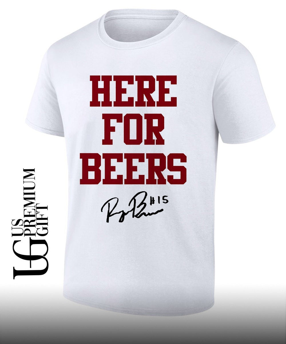 Here For Beers Raegan Beers Oklahoma Sooners signature shirt