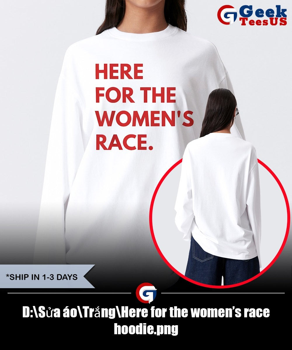 Here for the women’s race shirt