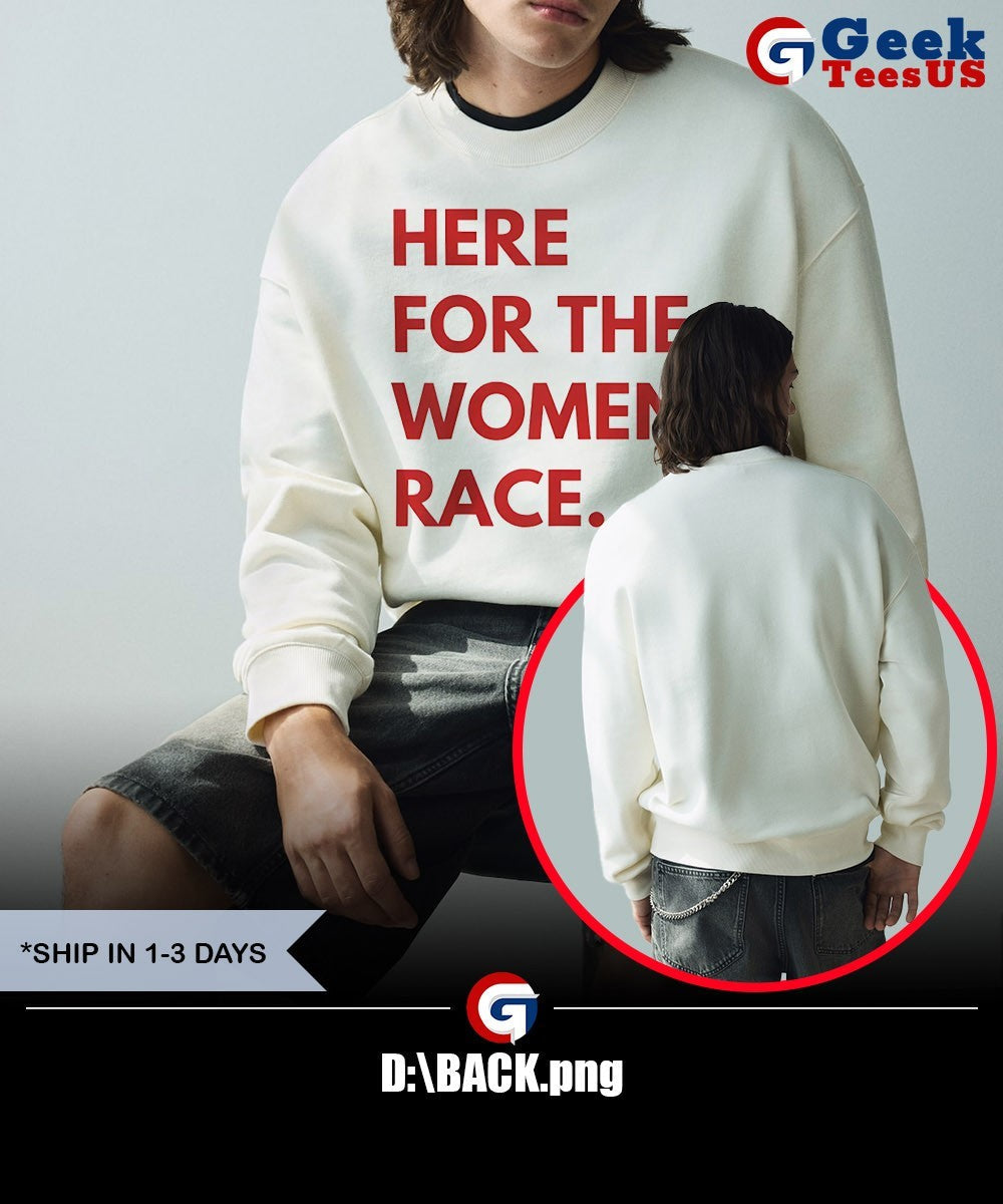 Here for the women’s race shirt