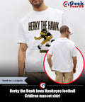 Herky the Hawk Iowa Hawkeyes football Gridiron mascot shirt
