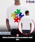 Hickory Crawdads autism acceptance night shirt