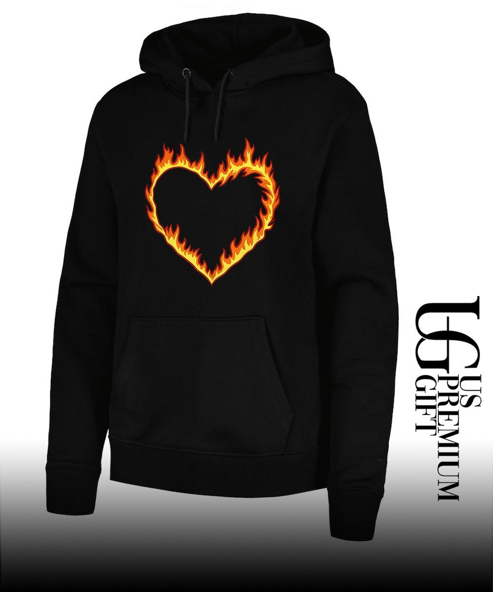 High Potential Morgan Croft Fire heart shirt