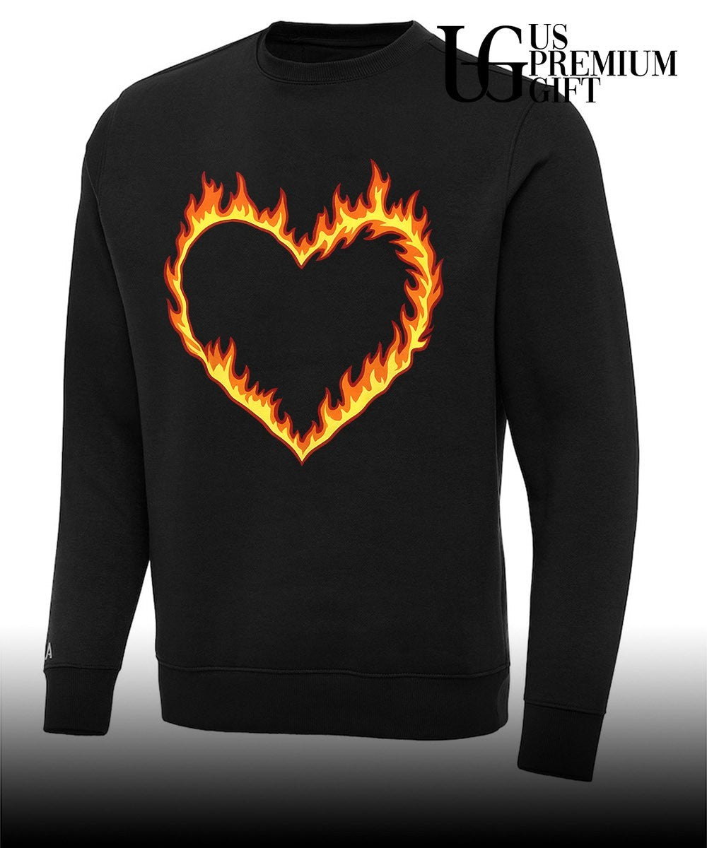 High Potential Morgan Croft Fire heart shirt