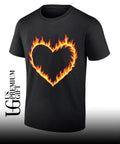High Potential Morgan Croft Fire heart shirt