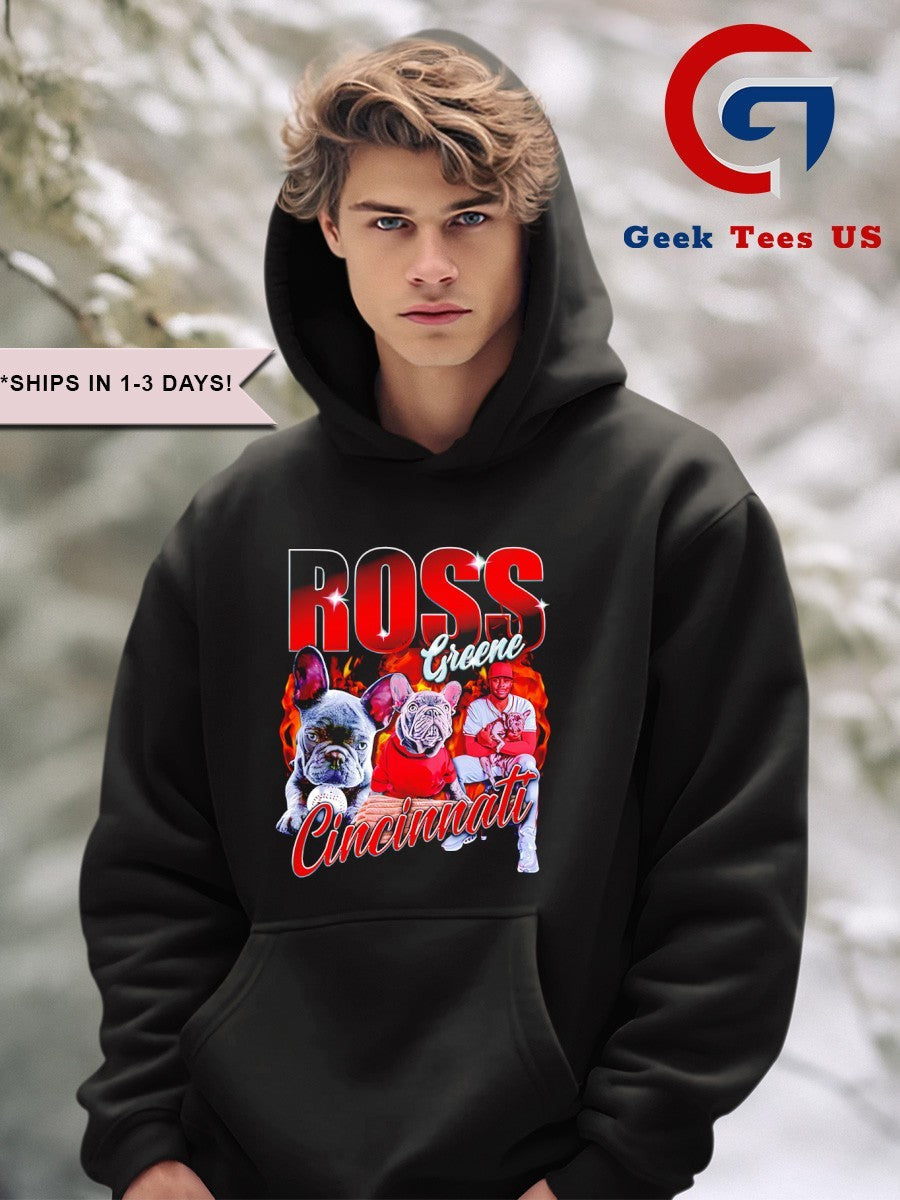 Hip Hop Ross Greene Bulldog Cincinnati graphic T-shirt