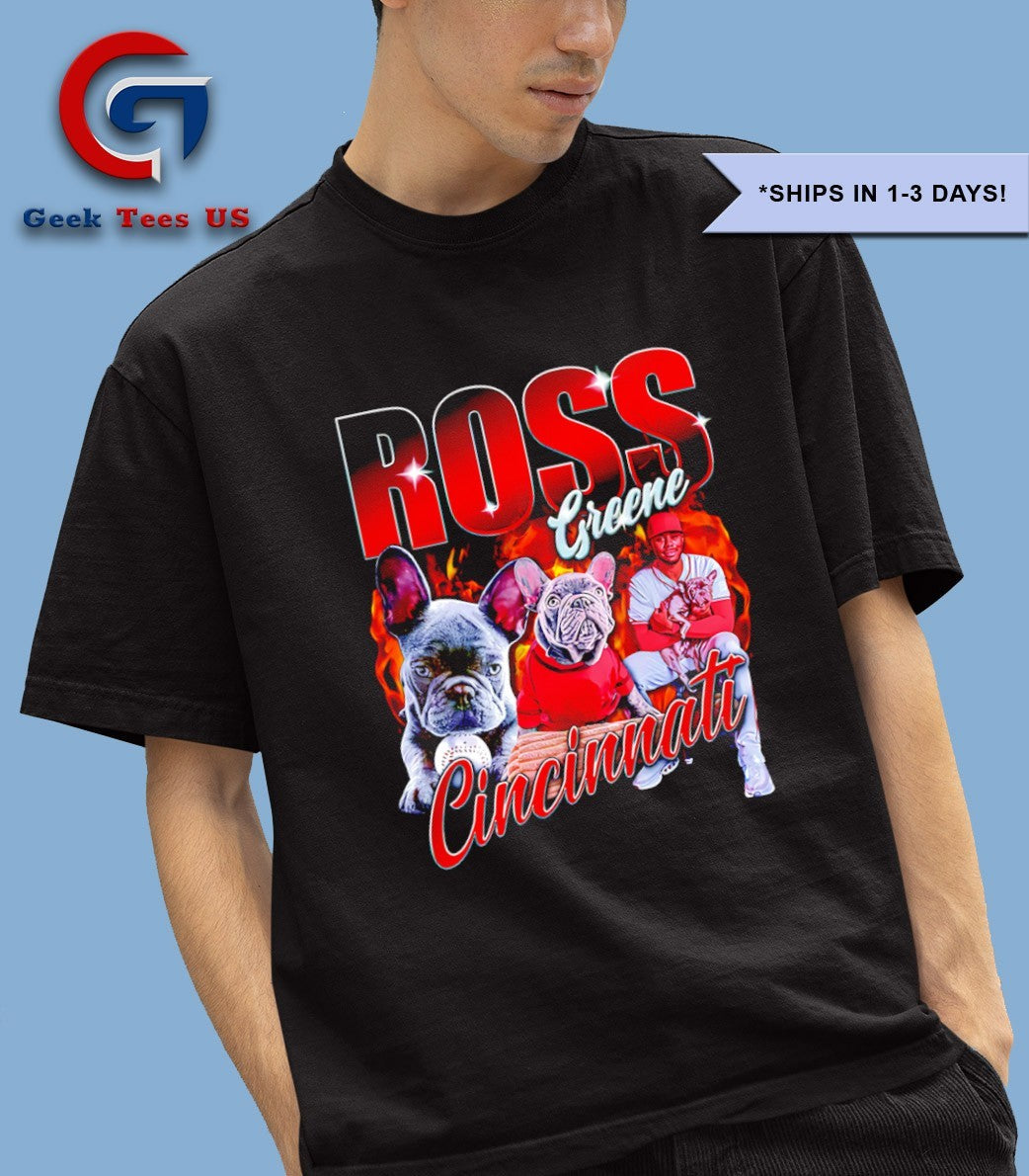 Hip Hop Ross Greene Bulldog Cincinnati graphic T-shirt