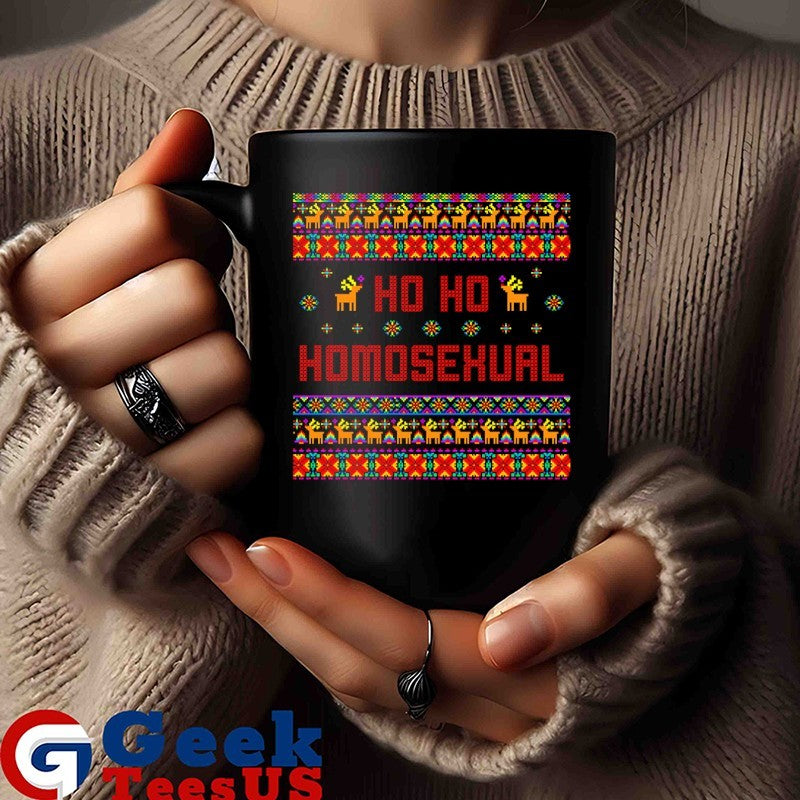 Ho Ho Ho Homosexual ugly Christmas shirt