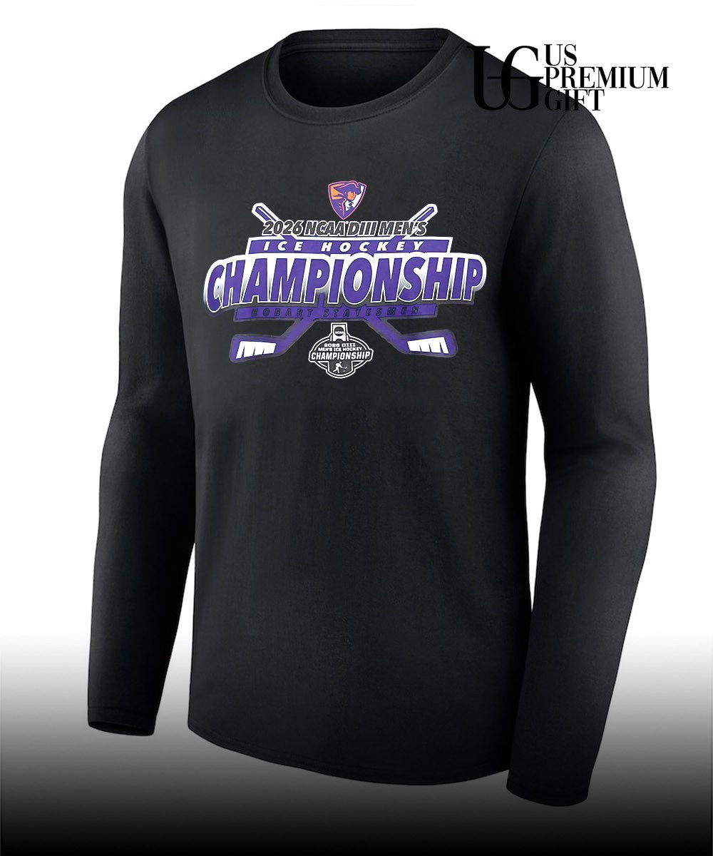 Hobart College Statesmen NCAA Division III Men’s Ice Hockey Championship shirt