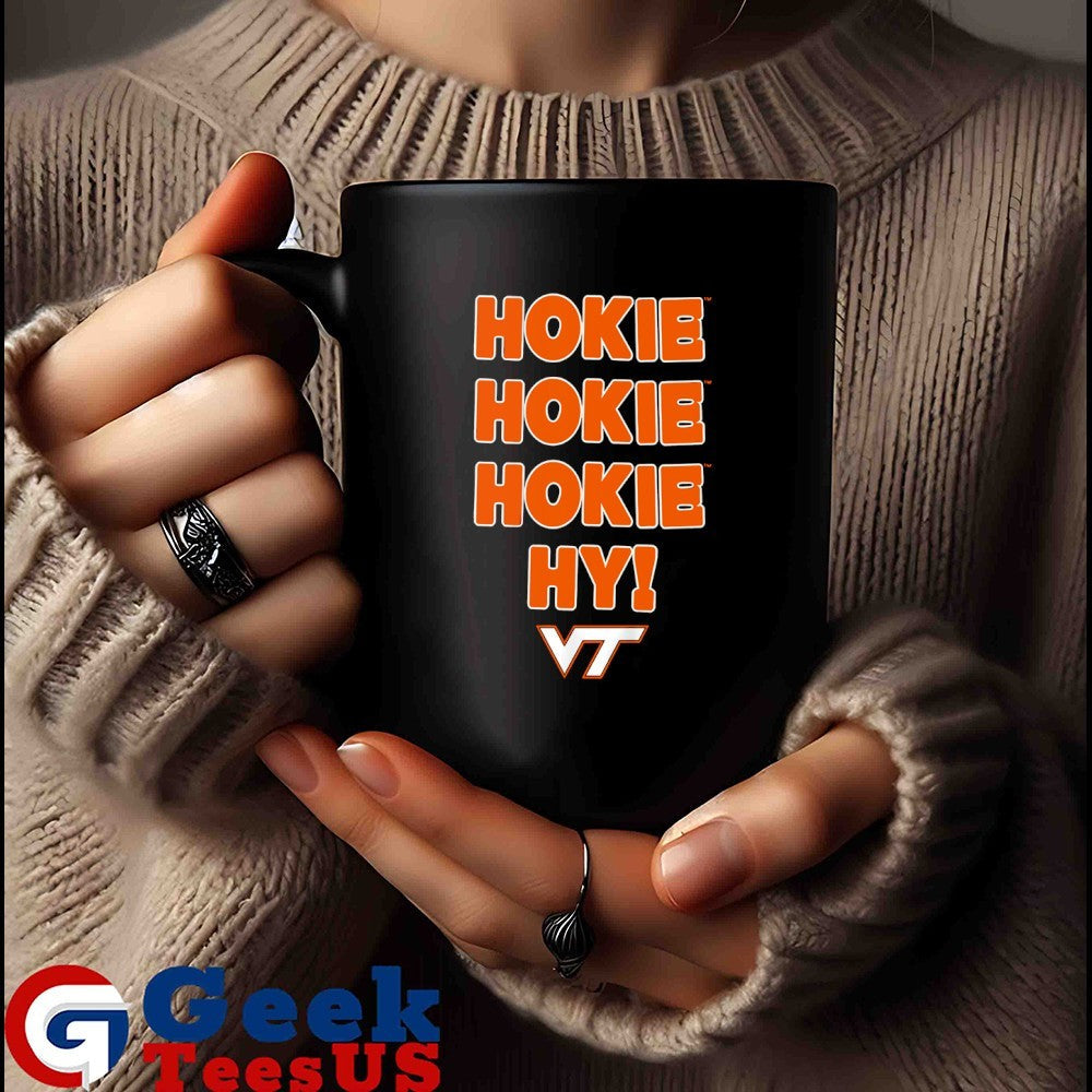 Hokie Hokie Hokie Hy slogan Virginia Tech Hokies football shirt