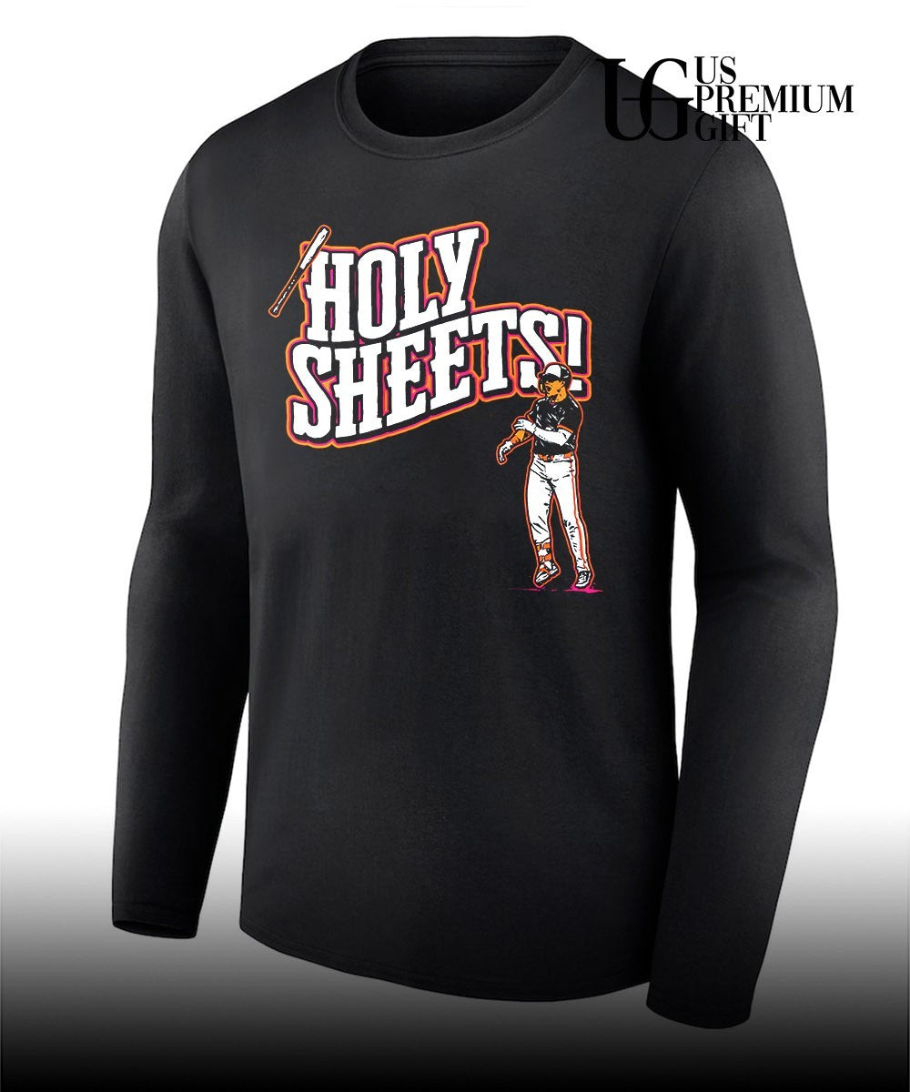 Holy Sheets Gavin Sheets San Diego Padres baseball bat toss shirt