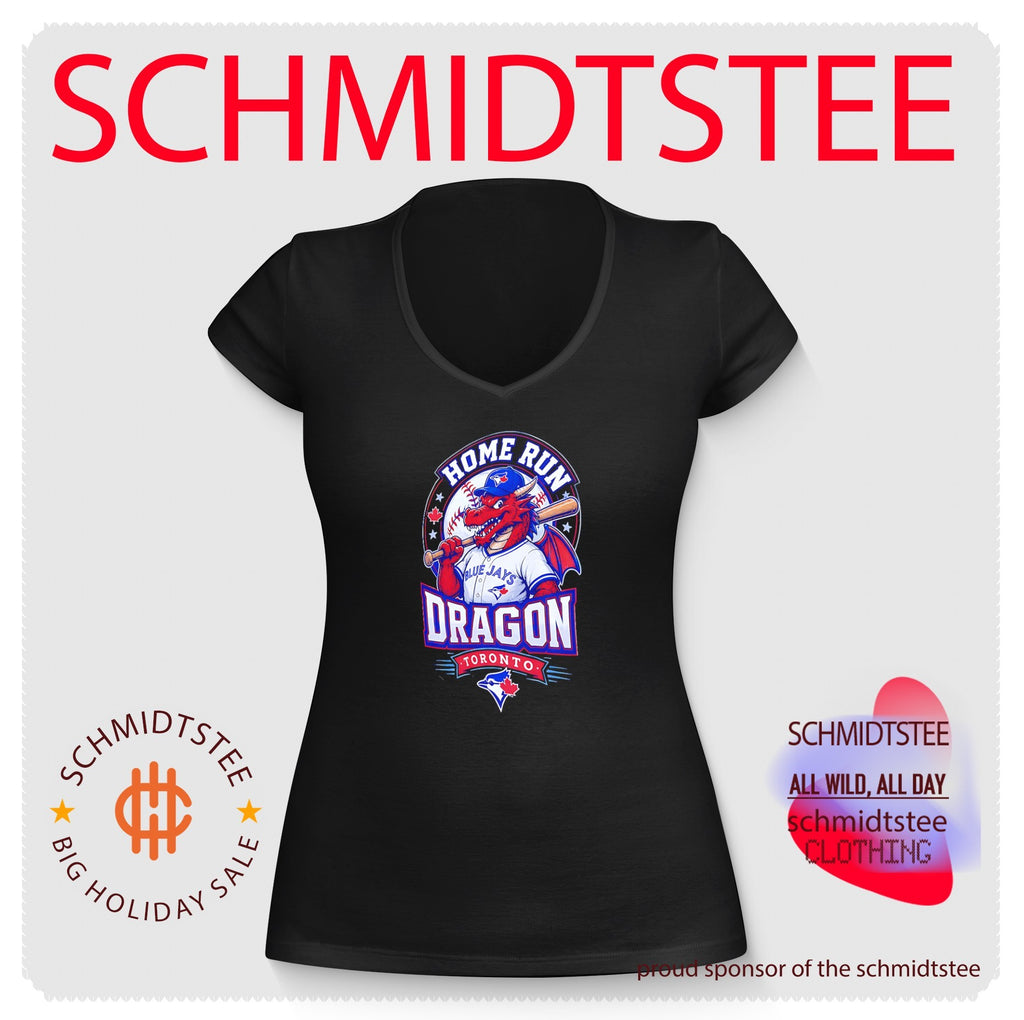 Home Run Dragon Toronto Blue Jays Royal Blue Mascot shirt