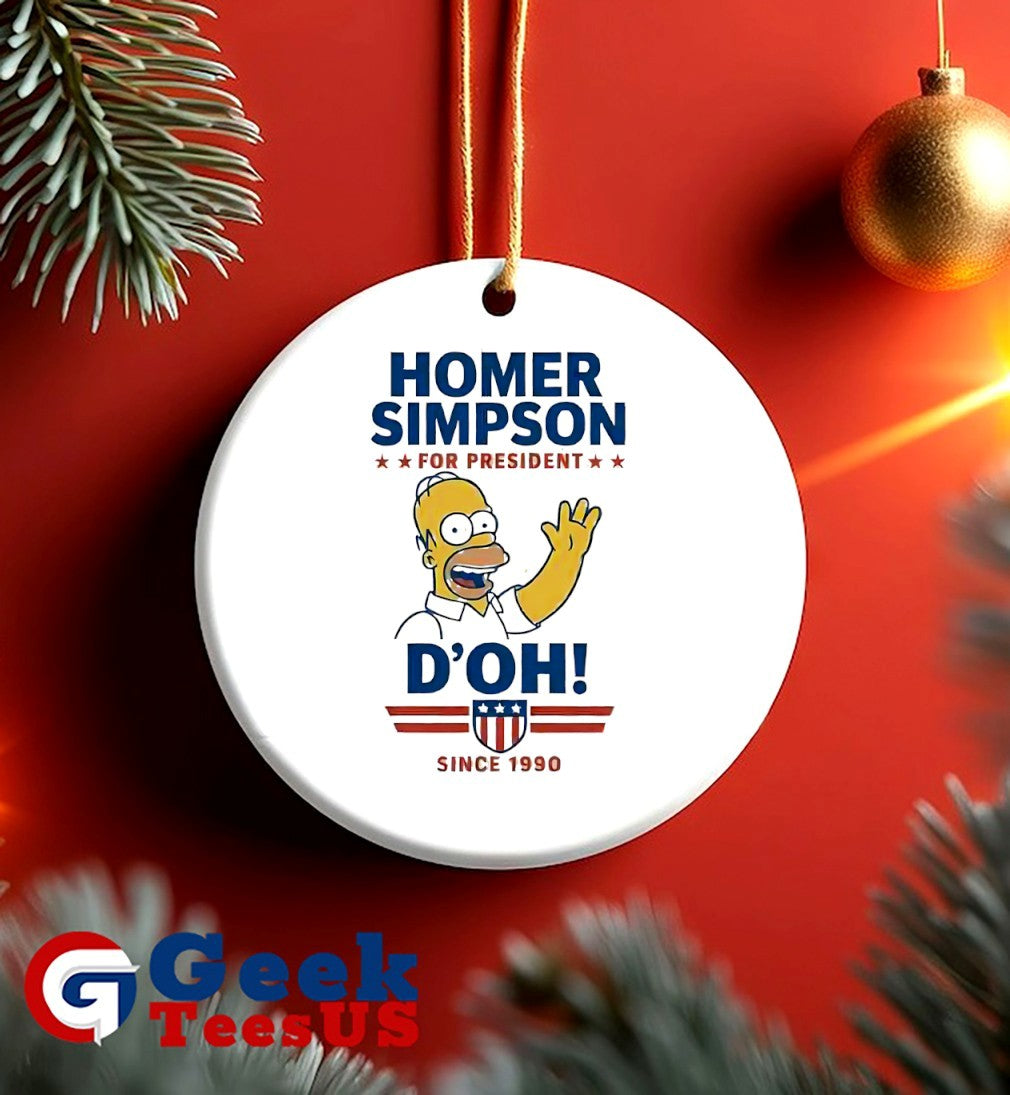 Homer for President D’Oh since 1990 shirt