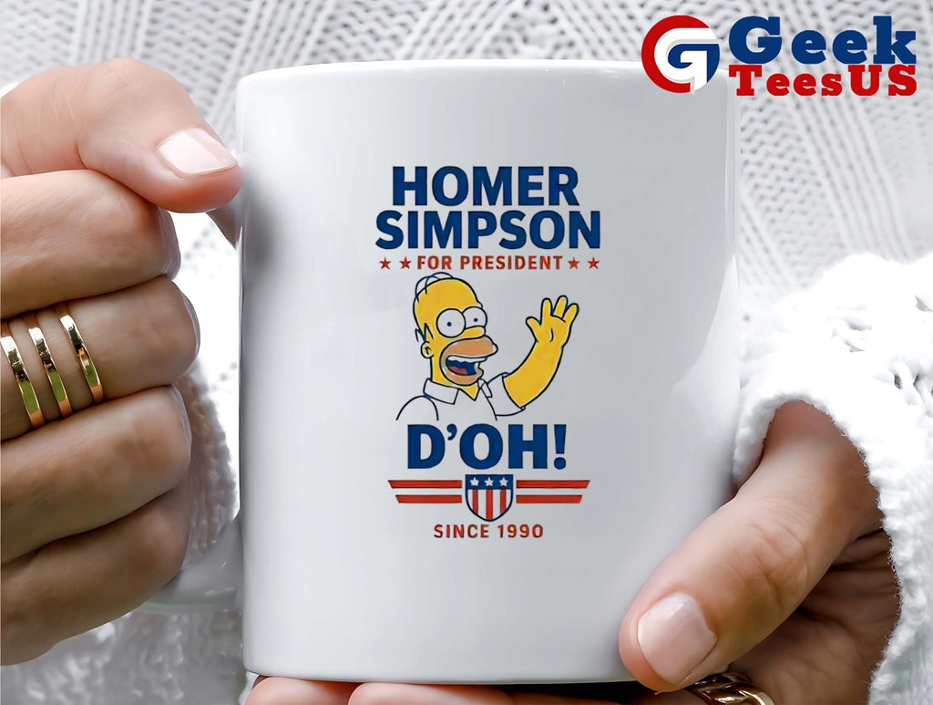 Homer for President D’Oh since 1990 shirt
