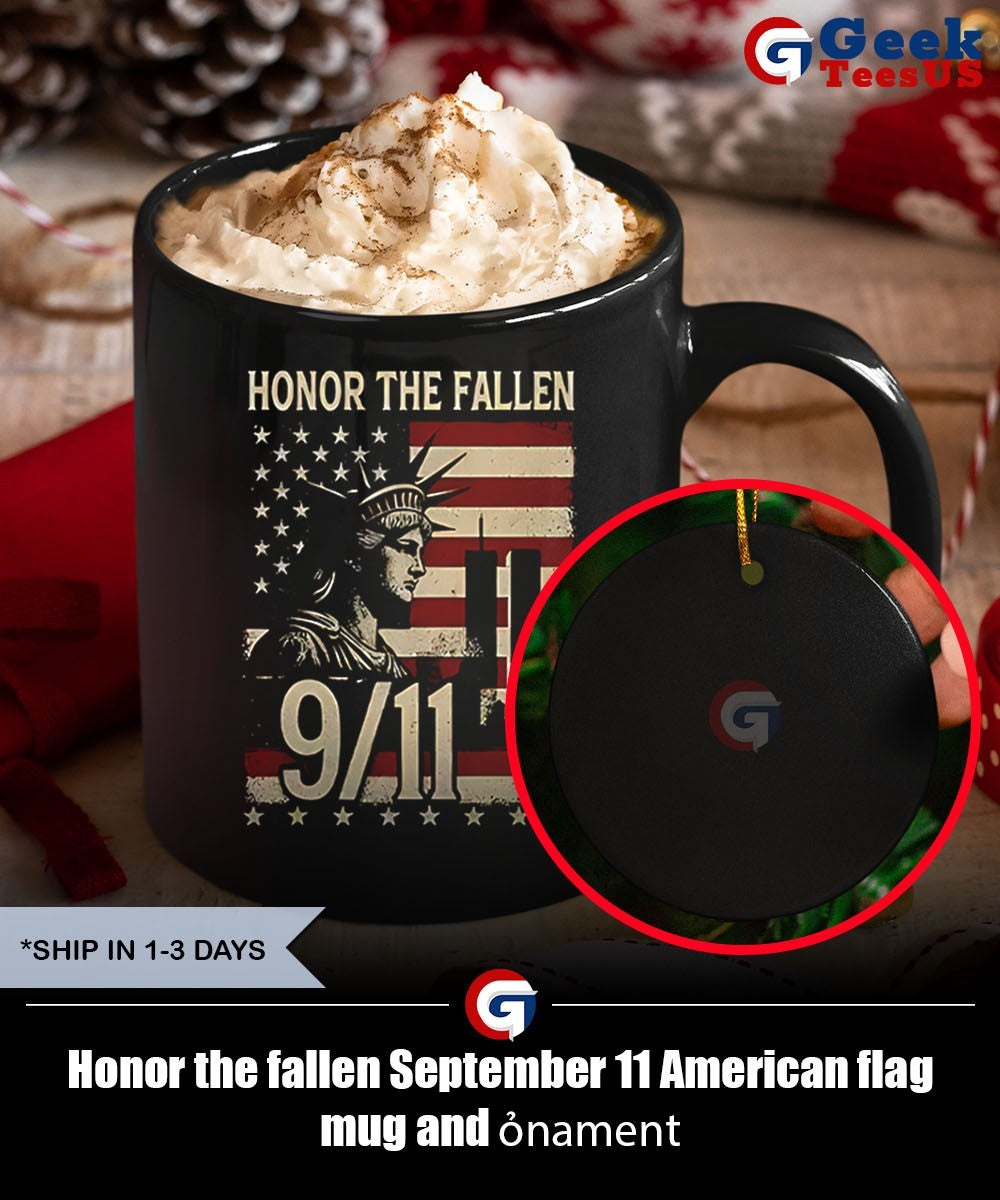 Honor the fallen September 11 American flag shirt