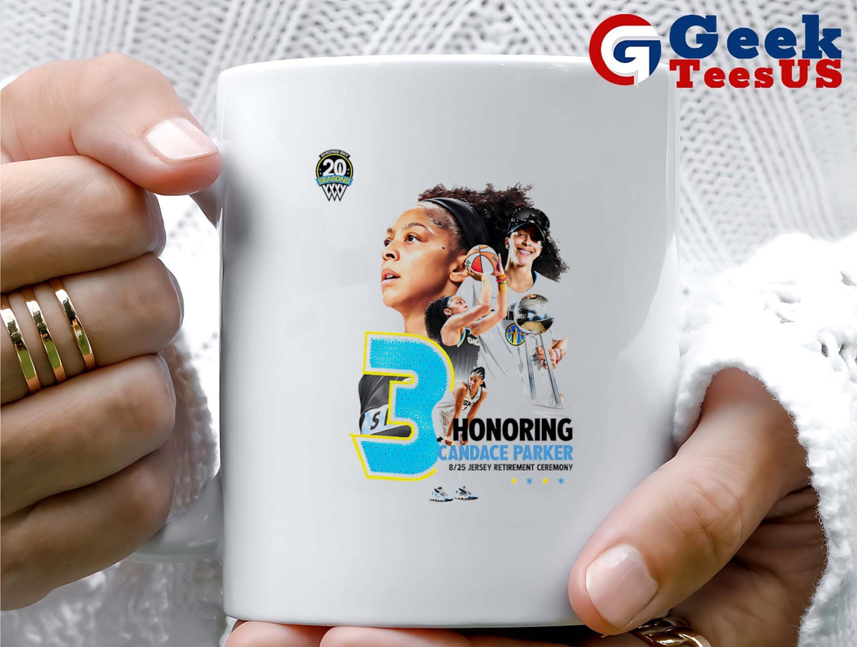 Honoring Candace Parker player Chicago Sky WNBA shirt