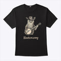 Hootenanny Owl Playing Banjo Shirt