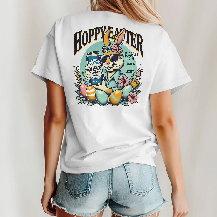 Hoppy Easter Busch Light Bunny T Shirt