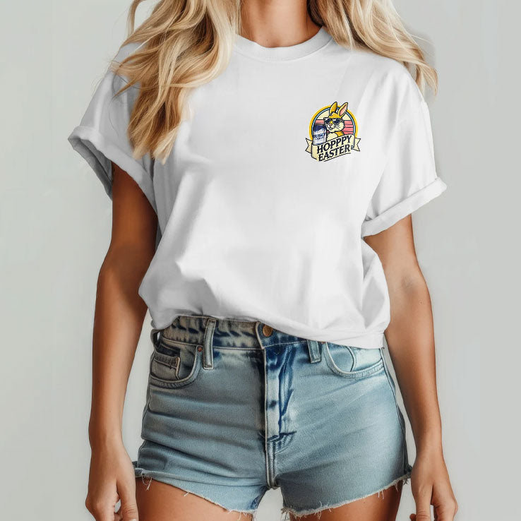 Hoppy Easter Busch Light Bunny T Shirt