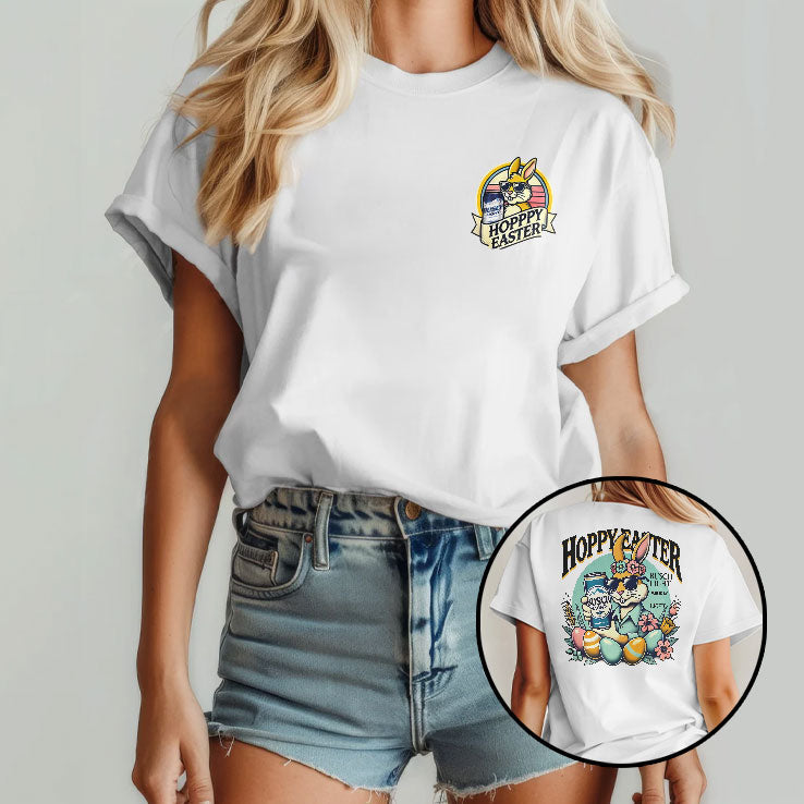 Hoppy Easter Busch Light Bunny T Shirt