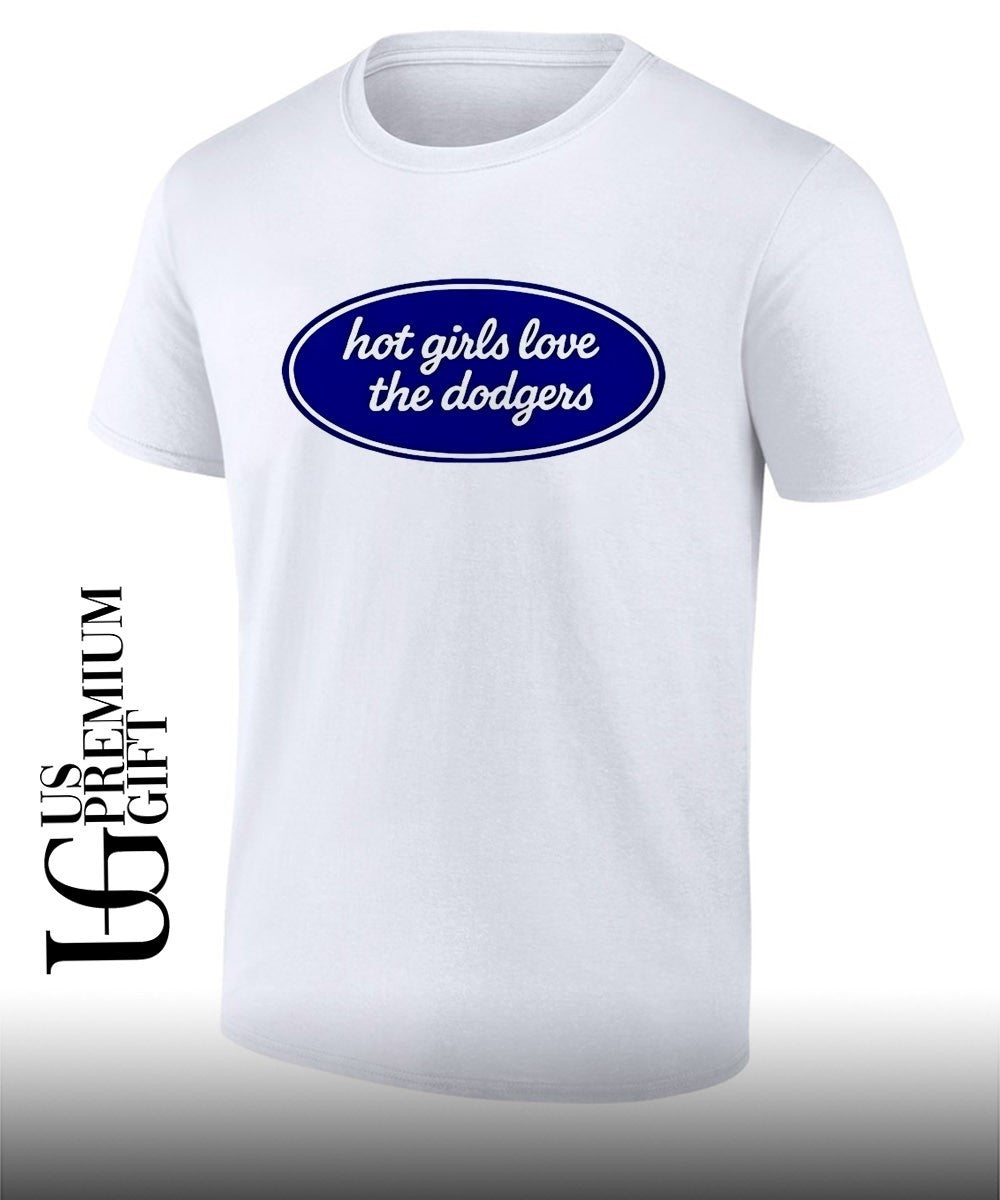 girls love the Dodgers shirt