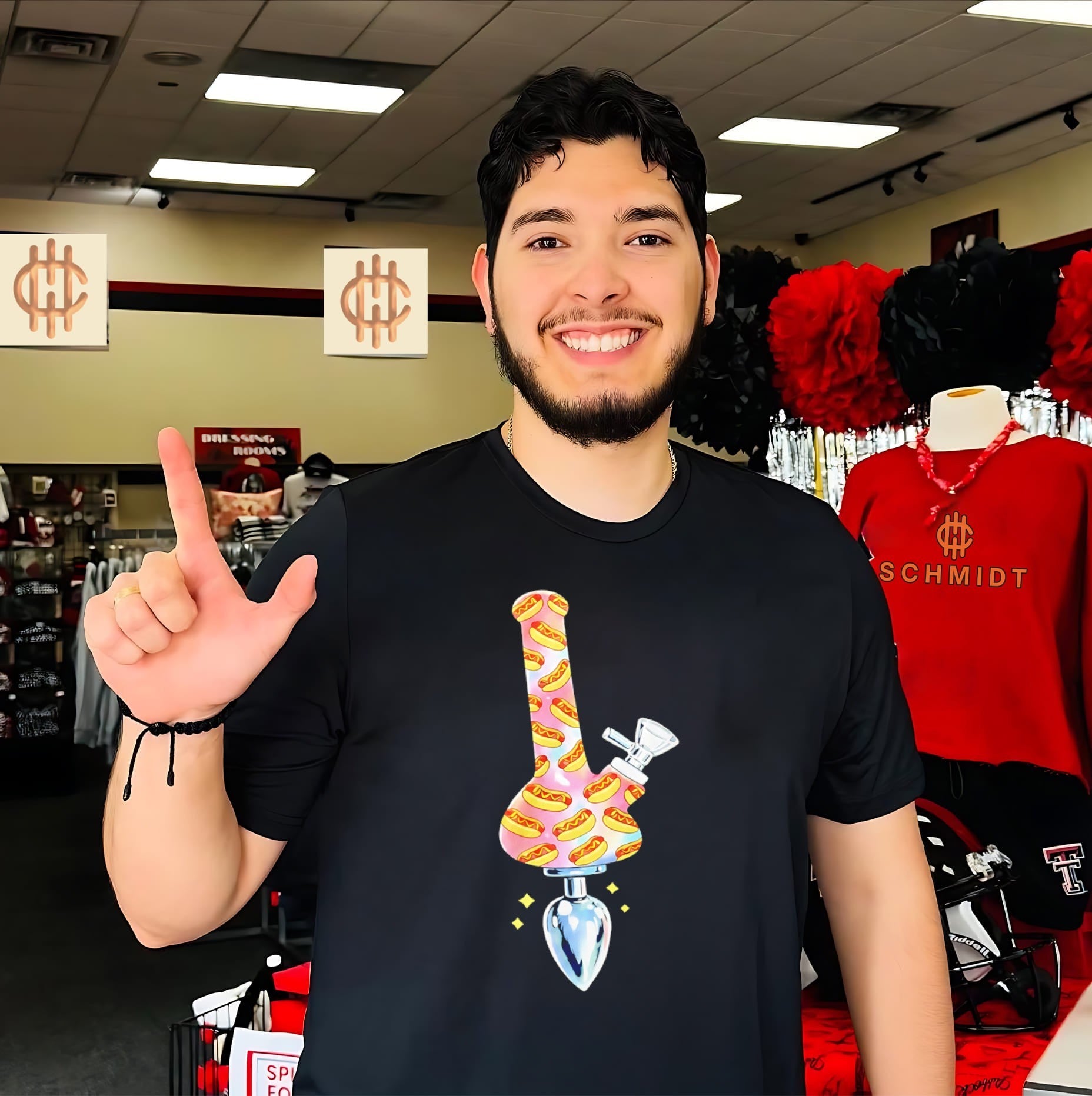 Hotdog Bong Buttplug Shirt
