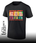 Hotdog derby choose your fighter shirt
