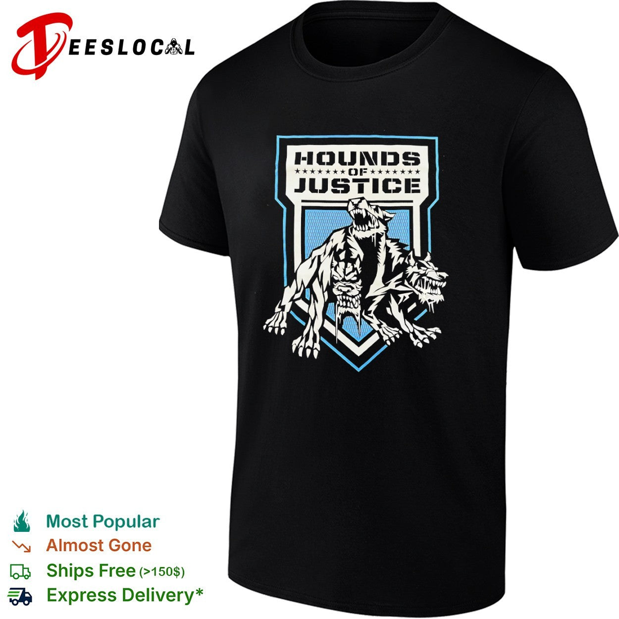Hounds of Justice logo shirt