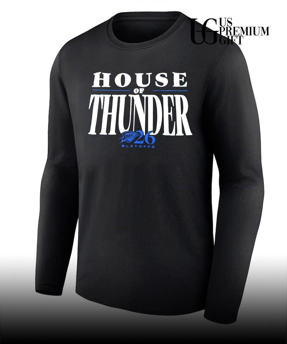 House of Thunder Oklahoma City Thunder 2026 NBA Playoffs shirt