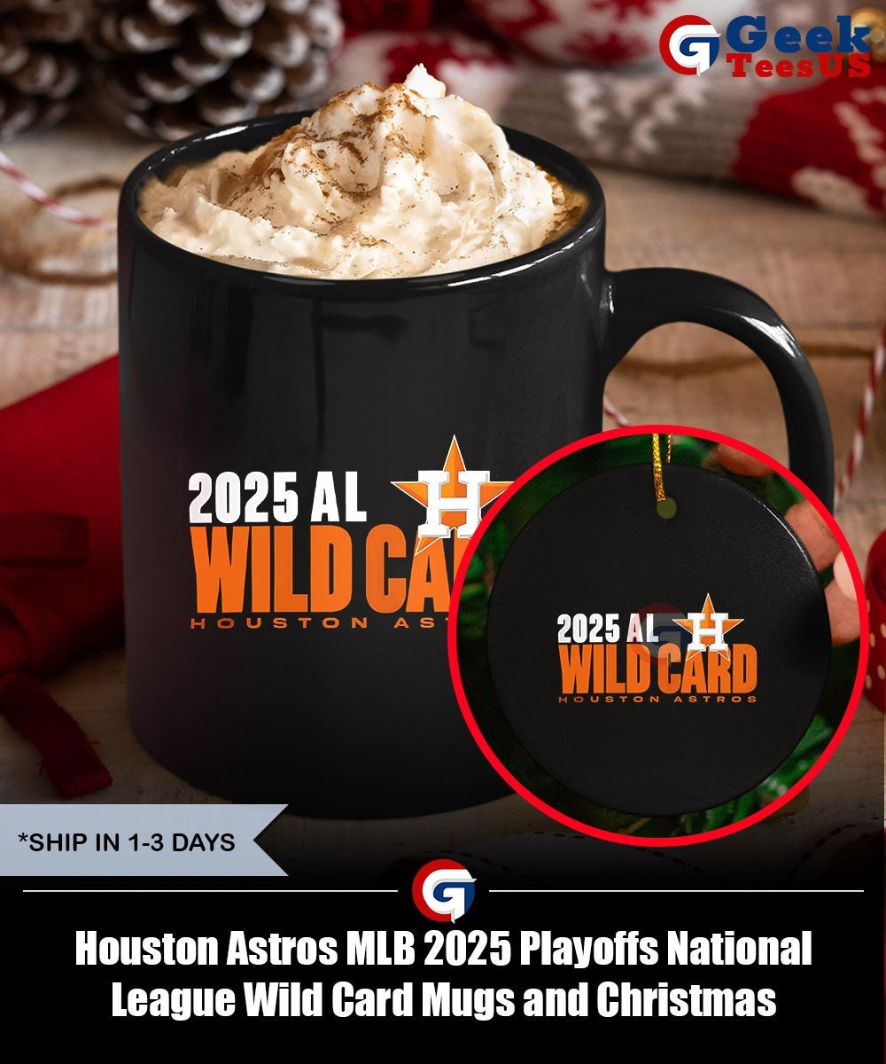 Houston Astros MLB 2025 Playoffs National League Wild Card shirt