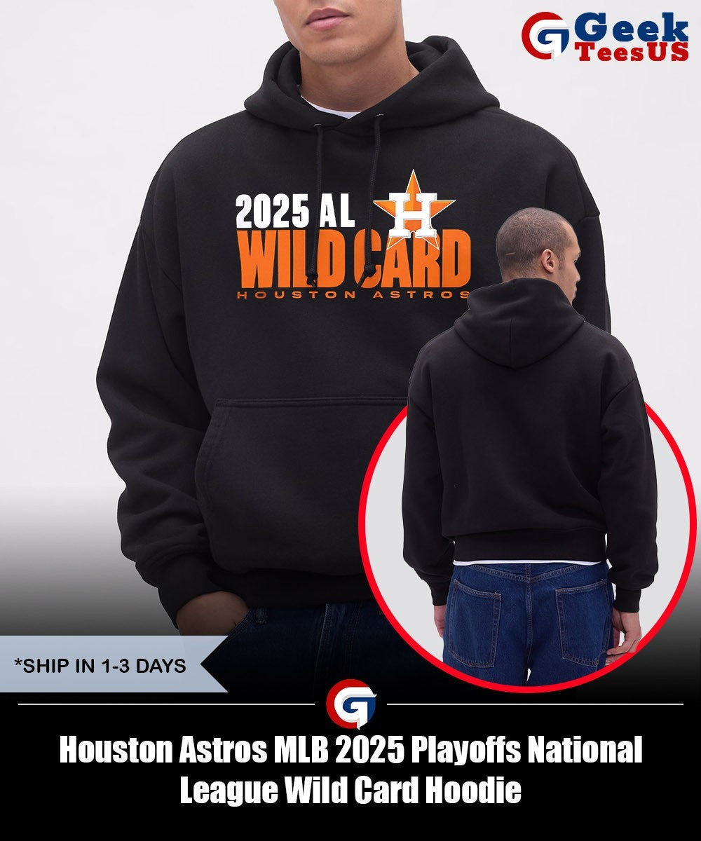 Houston Astros MLB 2025 Playoffs National League Wild Card shirt