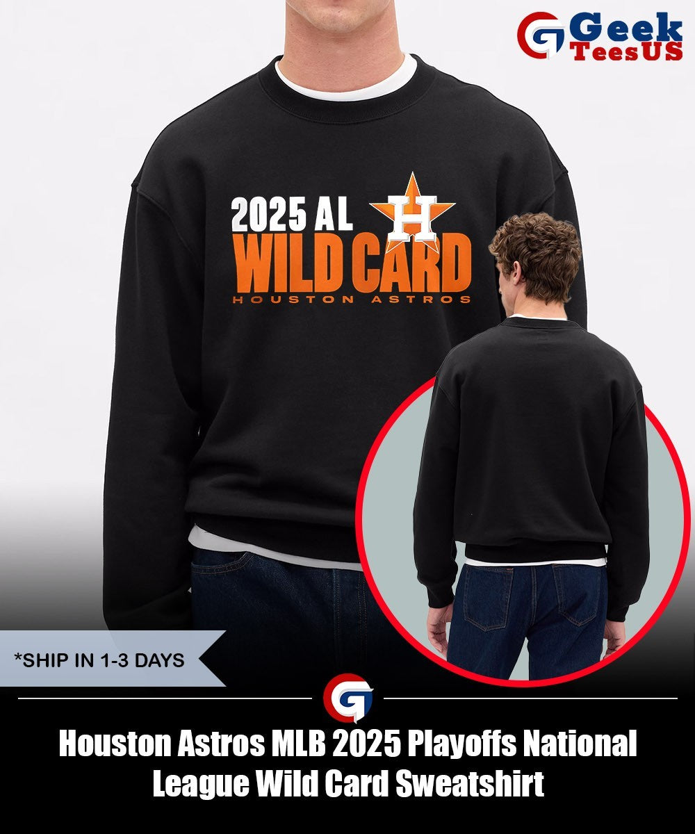 Houston Astros MLB 2025 Playoffs National League Wild Card shirt