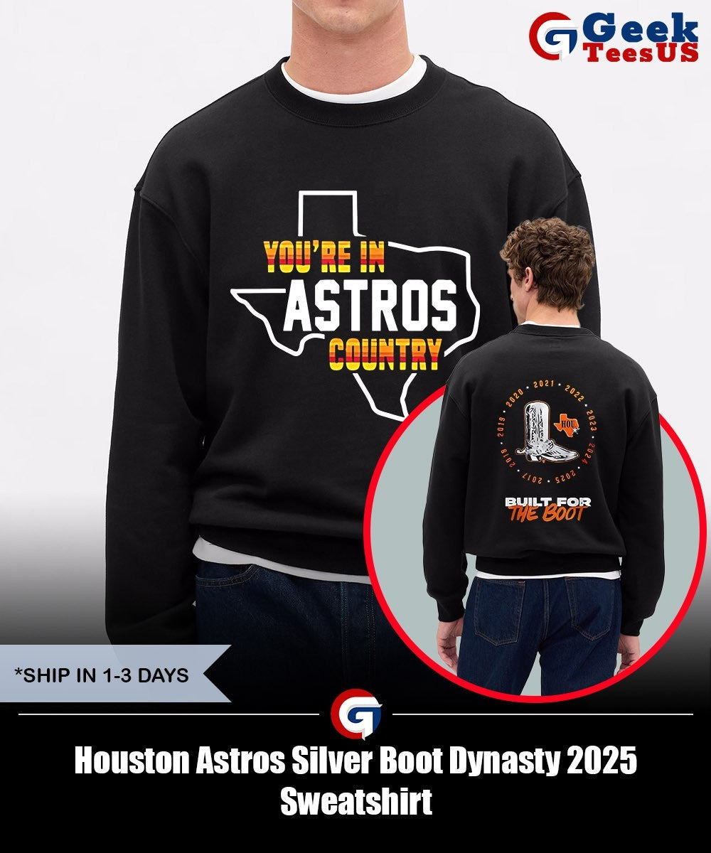 Houston Astros Silver Boot Dynasty 2025 shirt