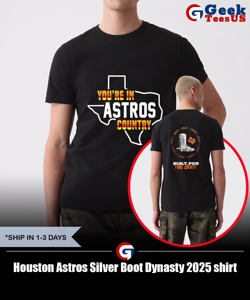 Houston Astros Silver Boot Dynasty 2025 shirt
