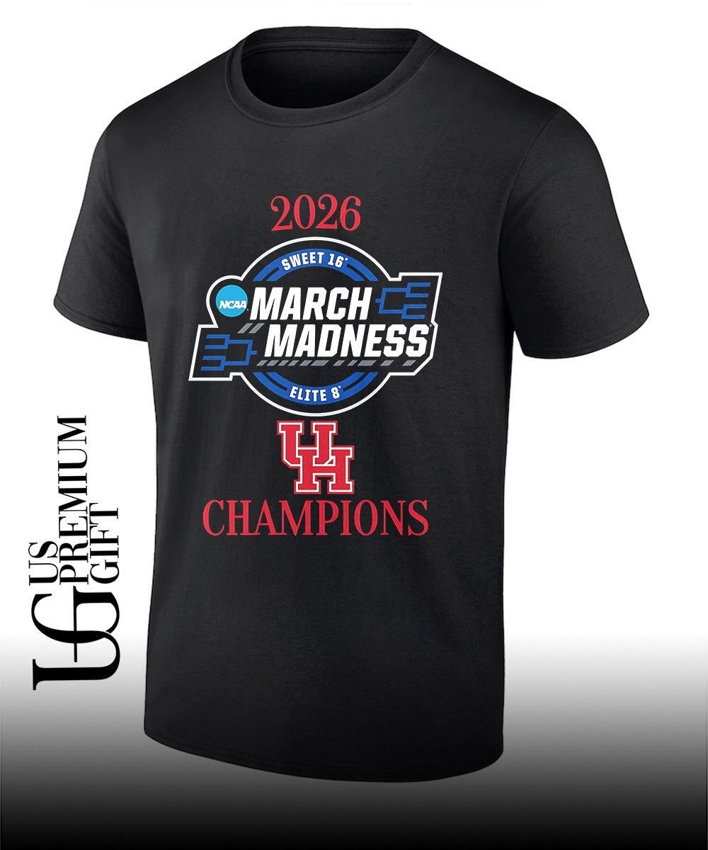 Houston Cougars 2026 NCAA March Madness Sweet 16 Elite 8 Champions shirt
