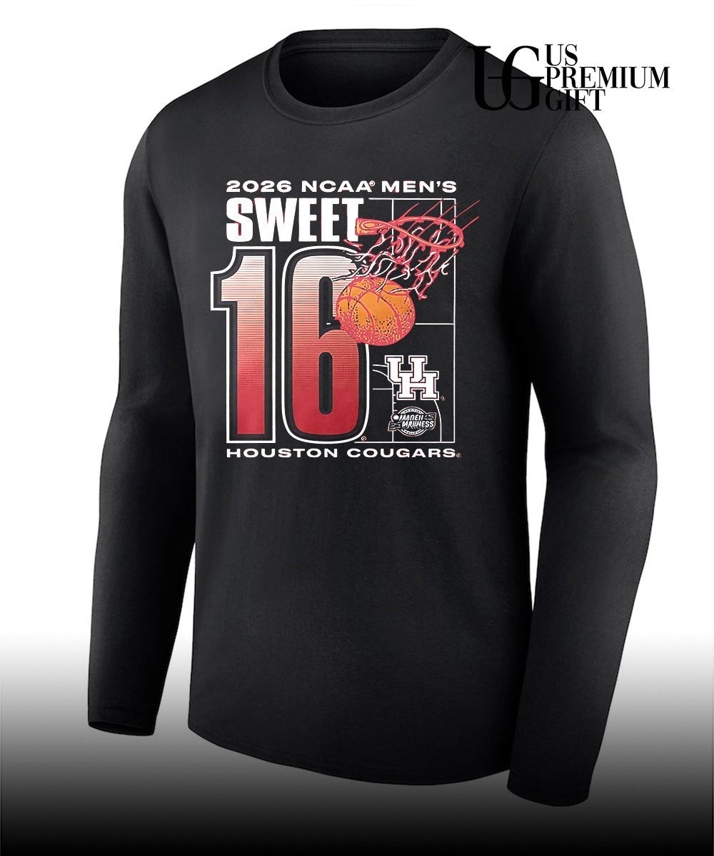 Houston Cougars 2026 NCAA Men’s basketball March Madness Sweet 16 Bound shirt