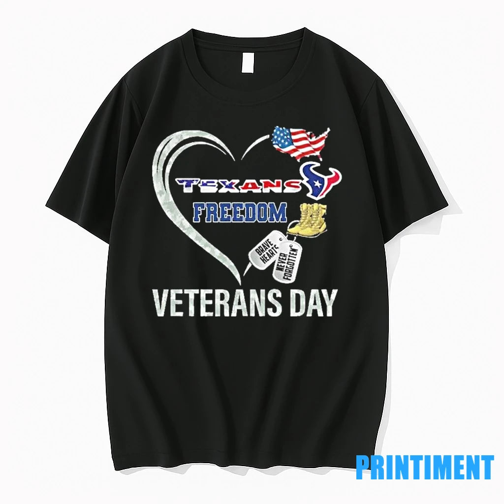 Houston Texans Freedom Veterans Day Tshirts Sweater