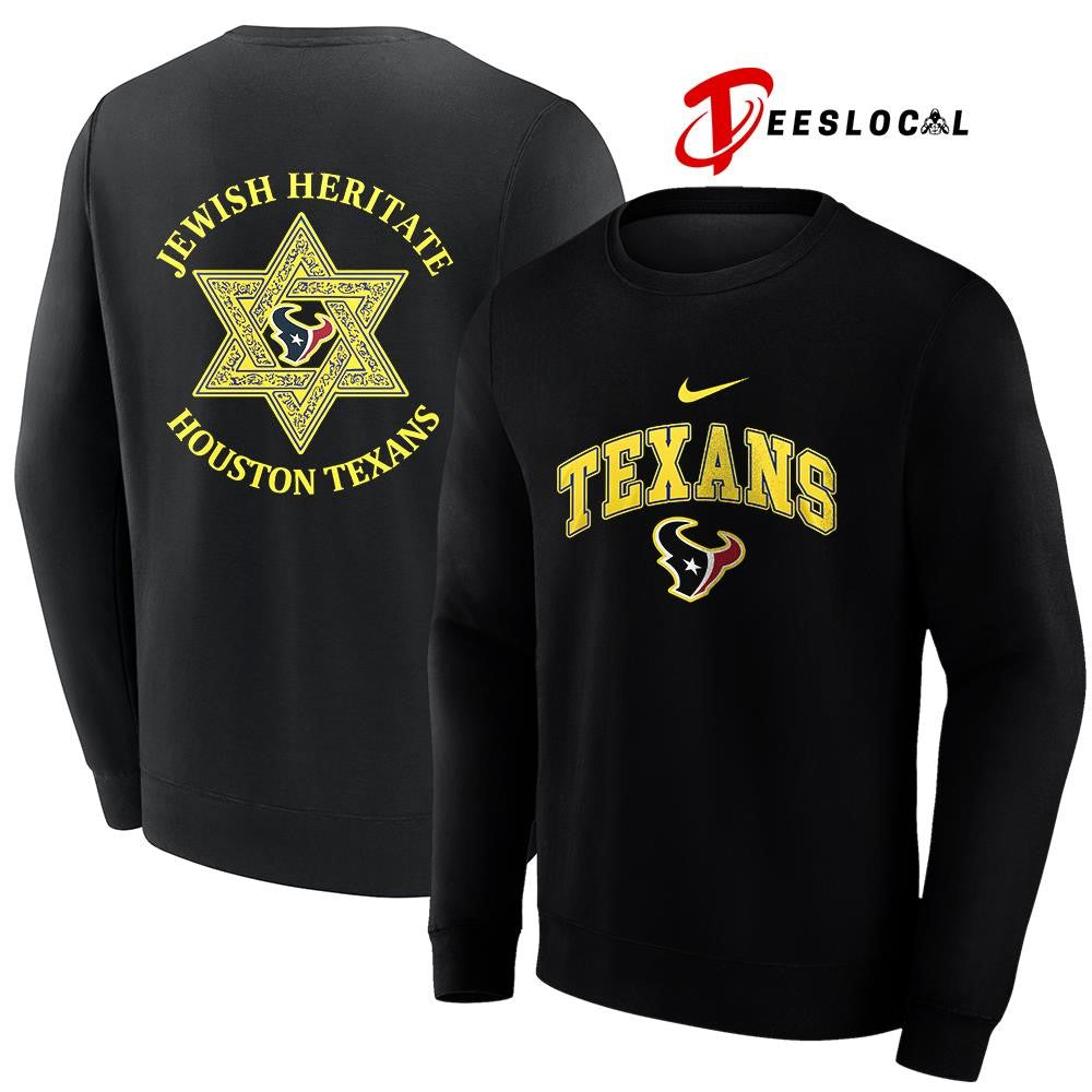 Houston Texans Jewish heritage logo shirt