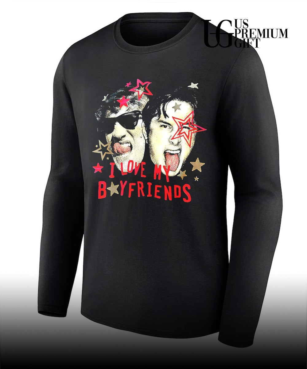 Hudson Williams and Connor Storrie I love my Boyfriends shirt