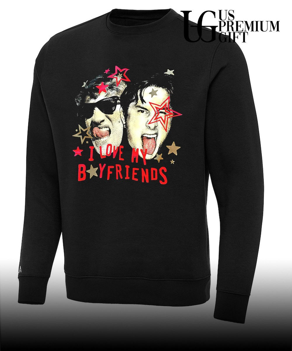 Hudson Williams and Connor Storrie I love my Boyfriends shirt