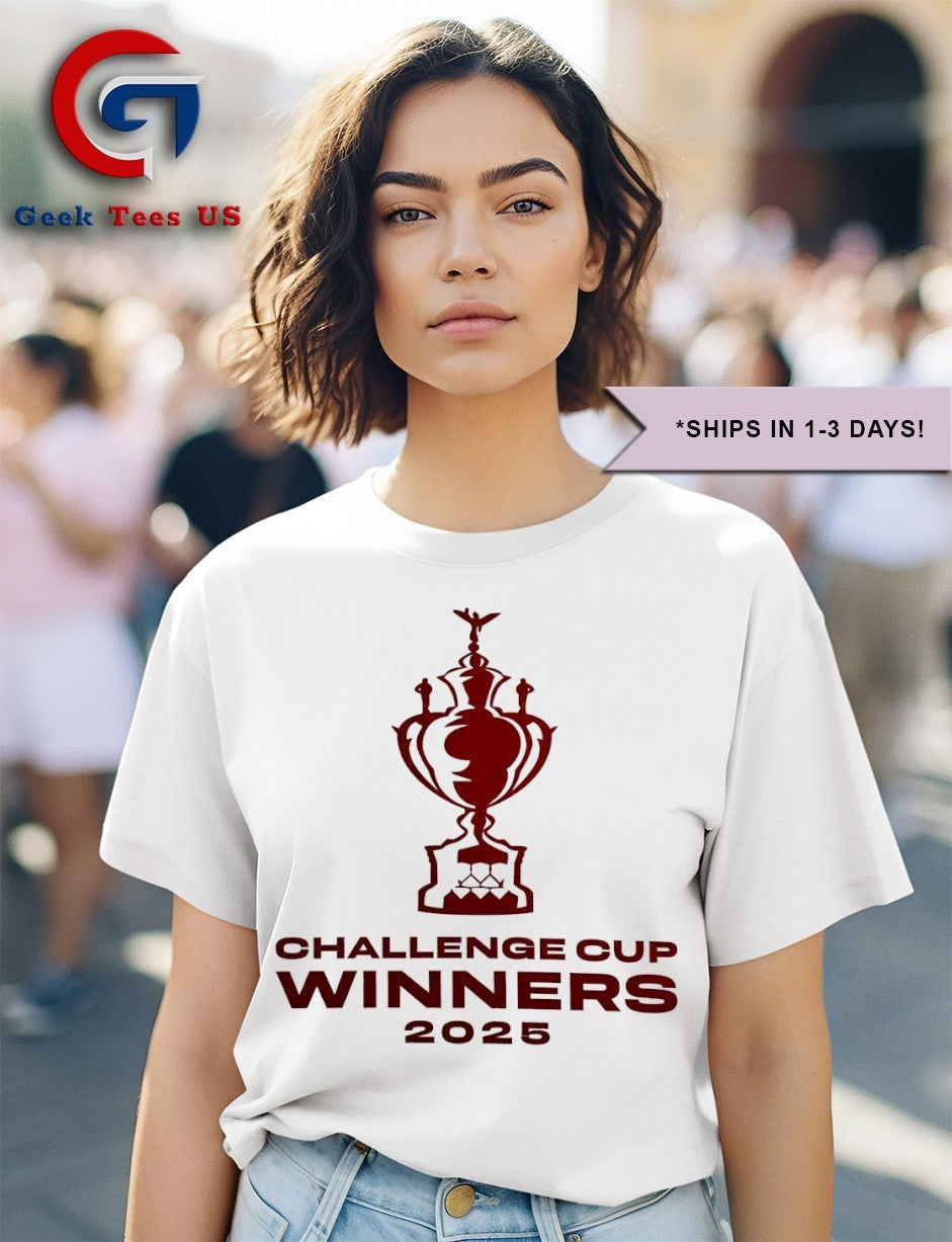 Hull Kingston Rovers Challenge Cup Winners 2025 trophy shirt