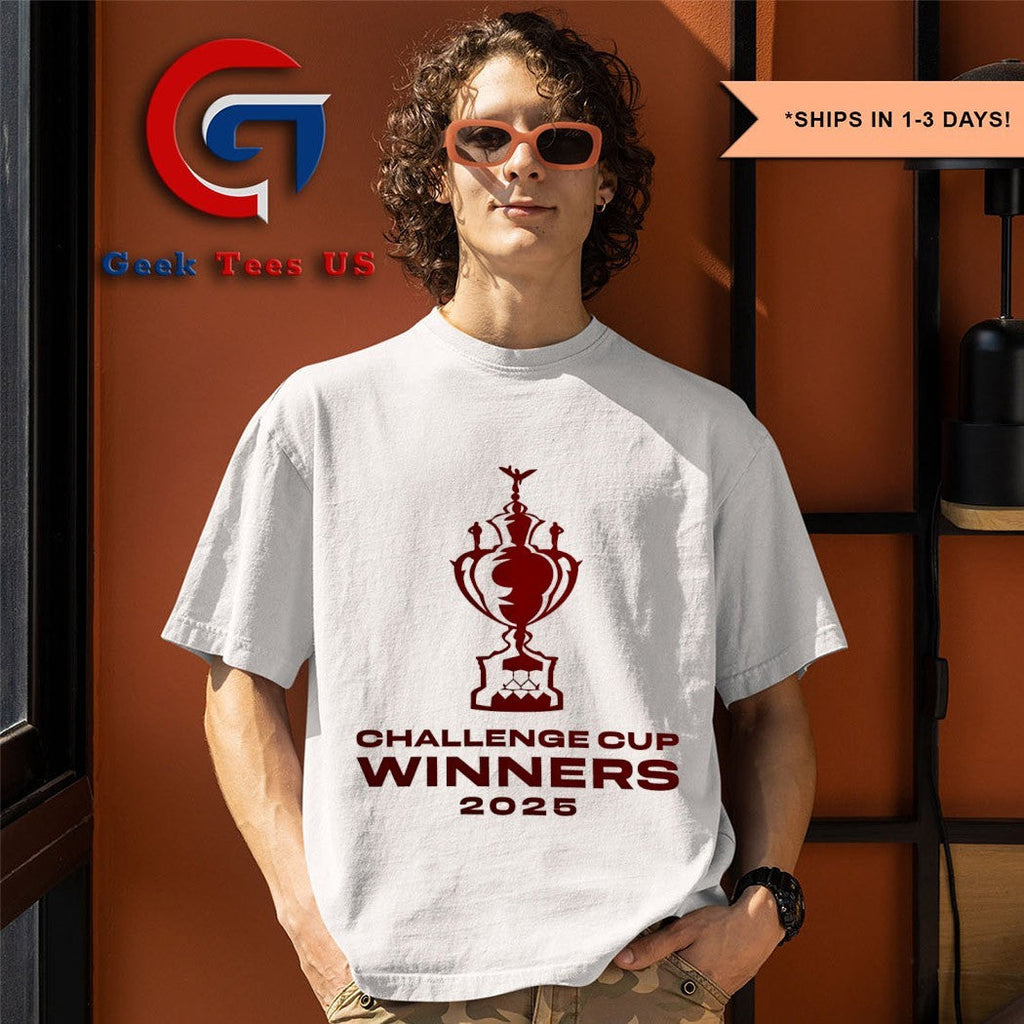 Hull Kingston Rovers Challenge Cup Winners 2025 trophy shirt