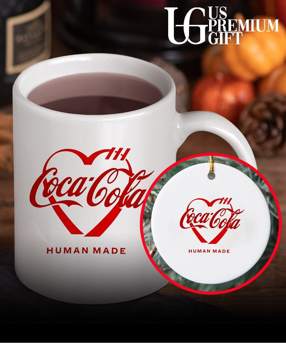 Human Made X Cocacola graphic logo shirt