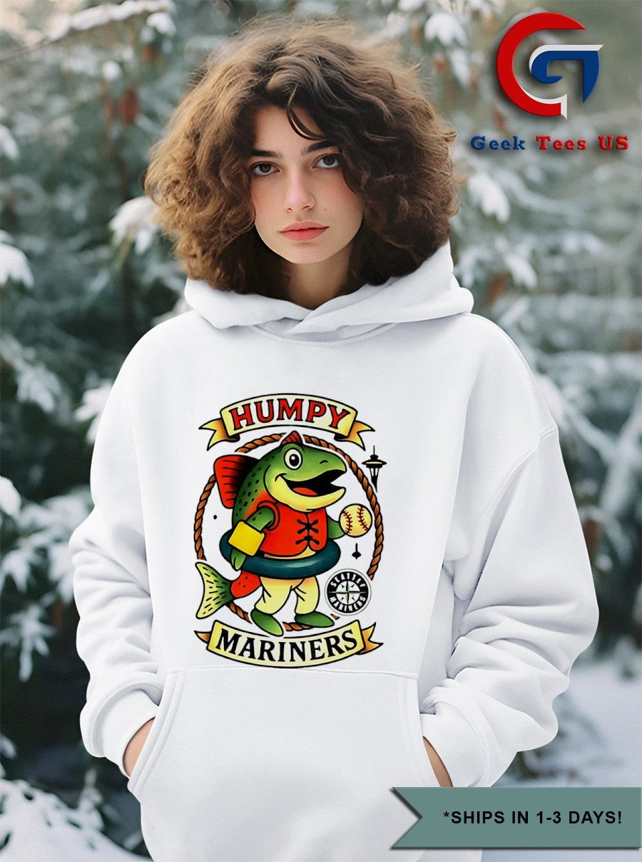 Humpy Salmon mascot Seattle Mariners MLB 2025 shirt
